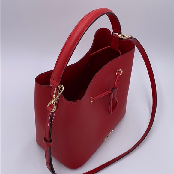 MICHAEL KORS SURI LARGE BUCKETS MESSENGER FLAME - Picture 10 of 15